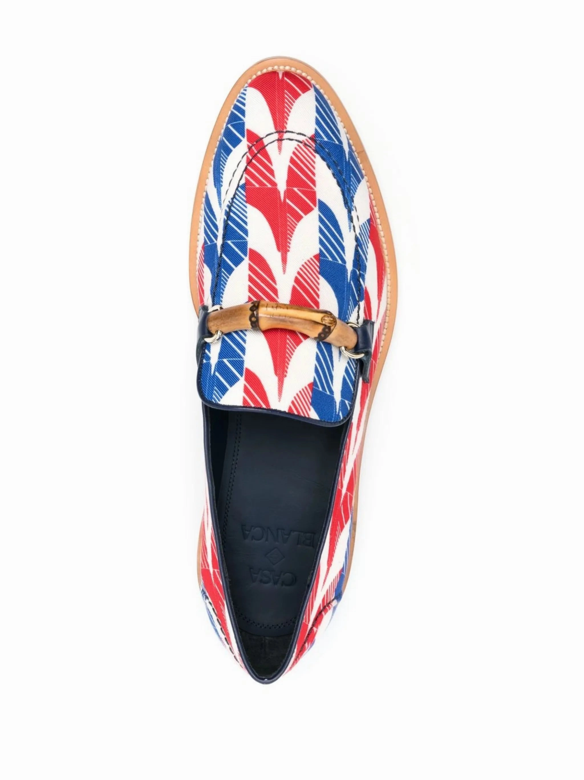 abstract-print Envelope loafers Loafers With Heels