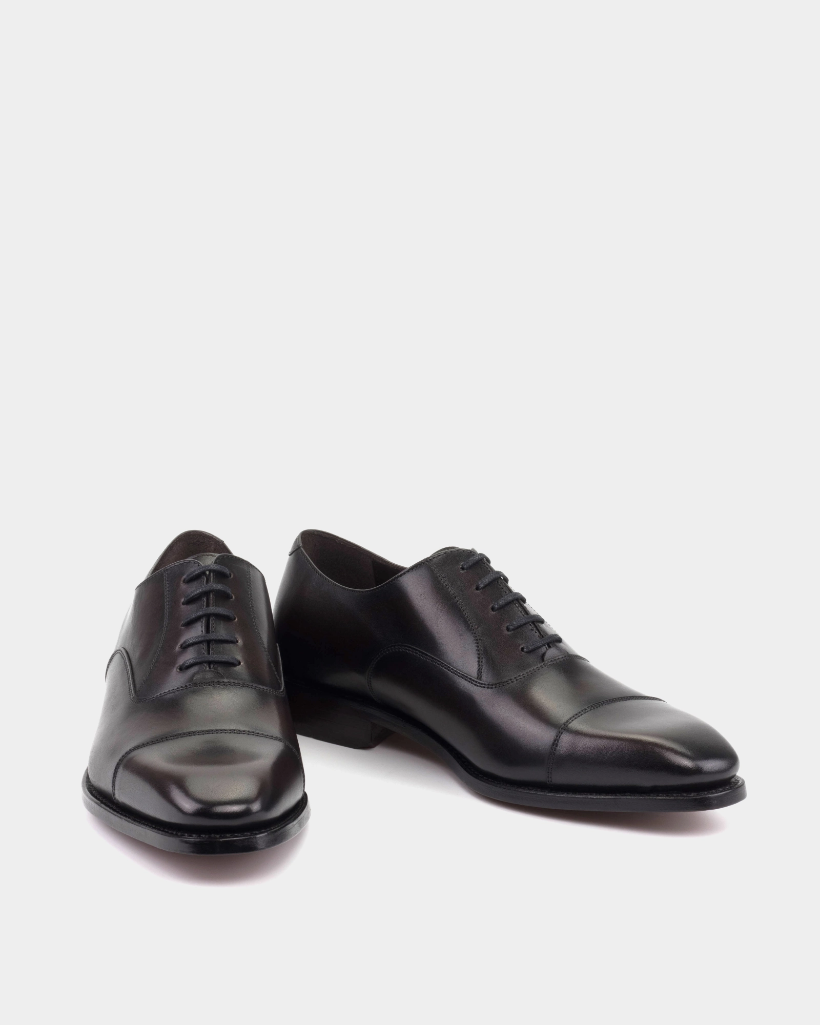 Ashford Dark Brown Cap Toe Oxford - 722 Brogue Oxford Shoes