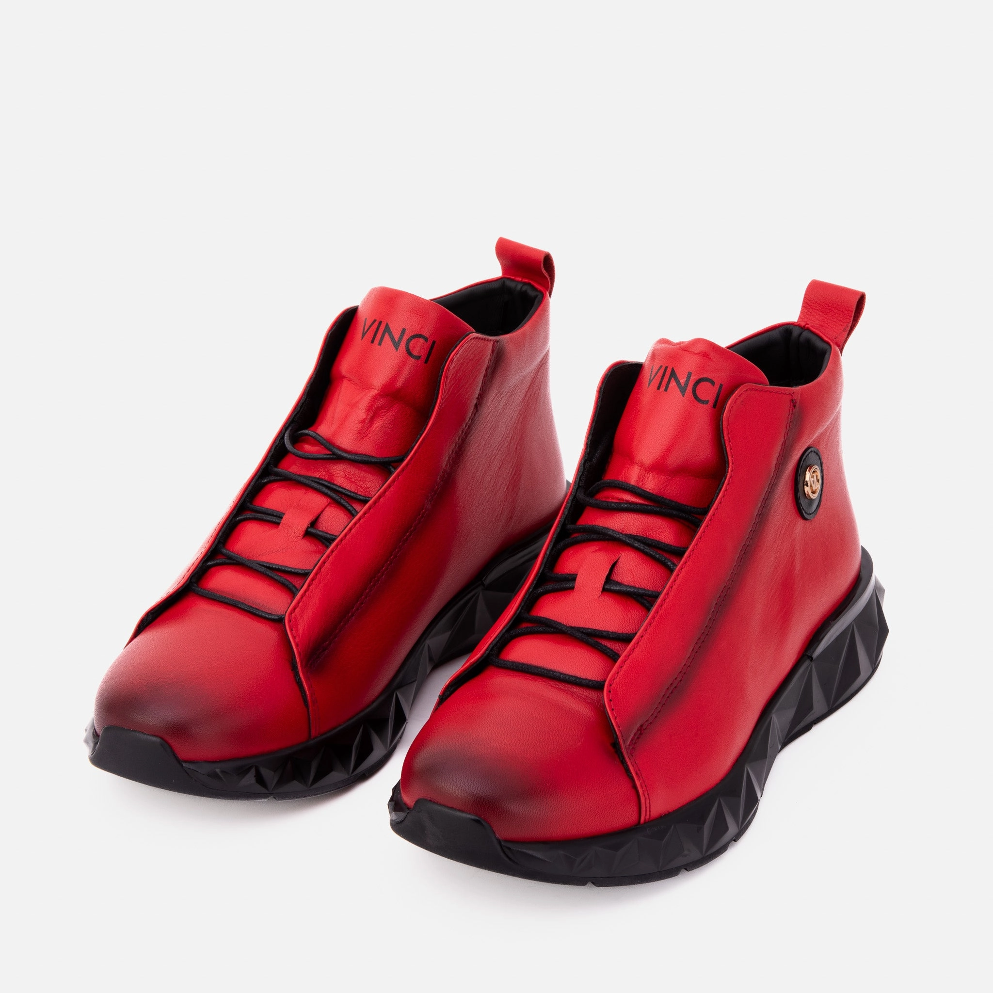 The Vertex Red Leather Men's Sneaker Walmart Dress Boots