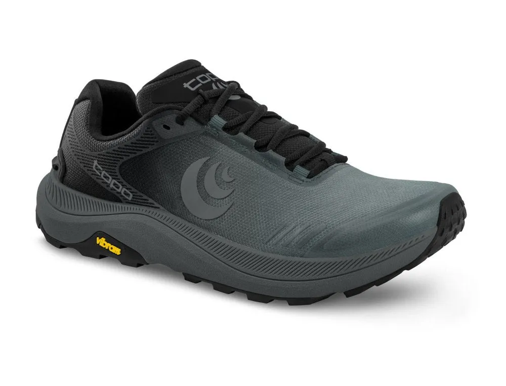 Most Cushioned Hiking Shoes Topo Athletic Men's MT-5 - Black/Charcoal