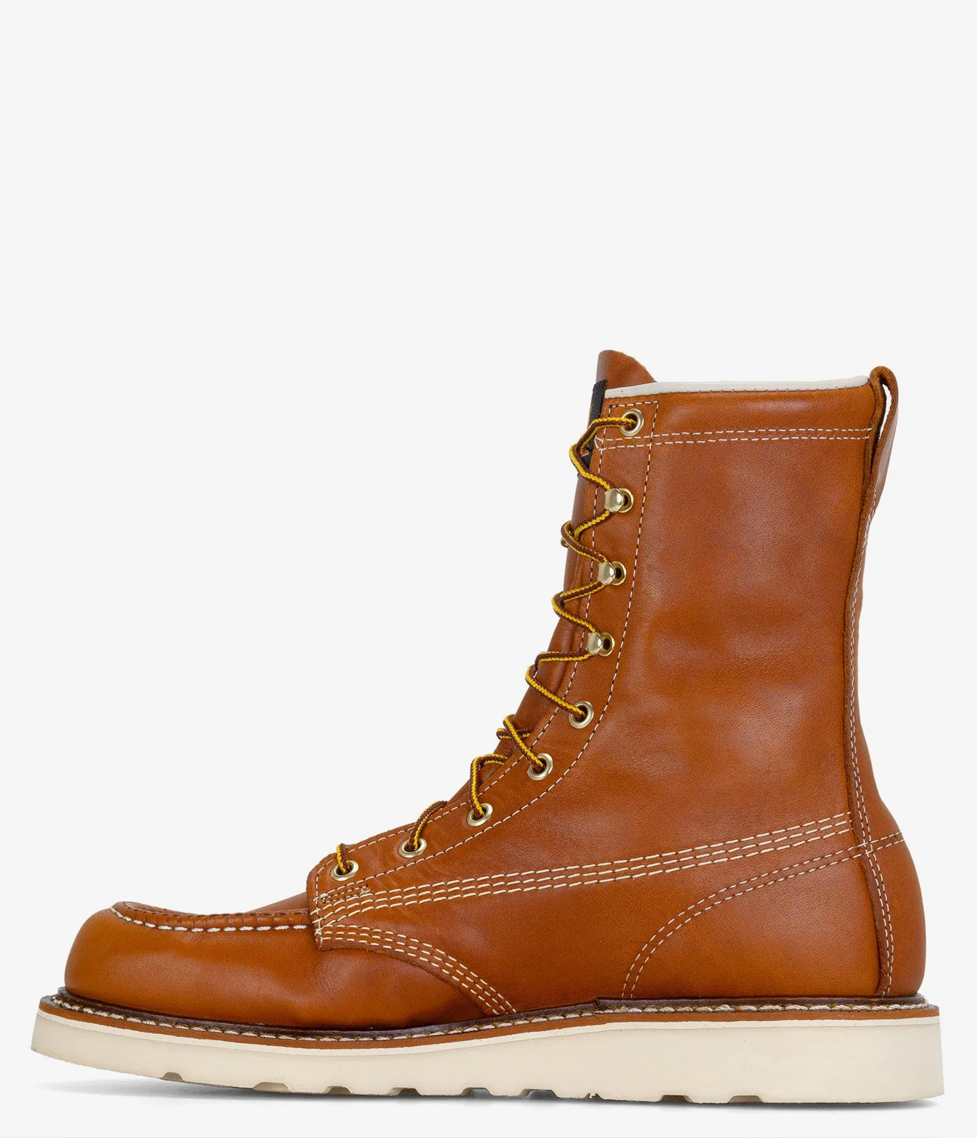 Thorogood American Heritage 8" Moc Toe Work Boot - Men Boots And Buckles