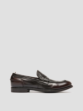 Bandolino Lindio Loafers CHRONICLE 144 - Brown Leather Penny Loafers