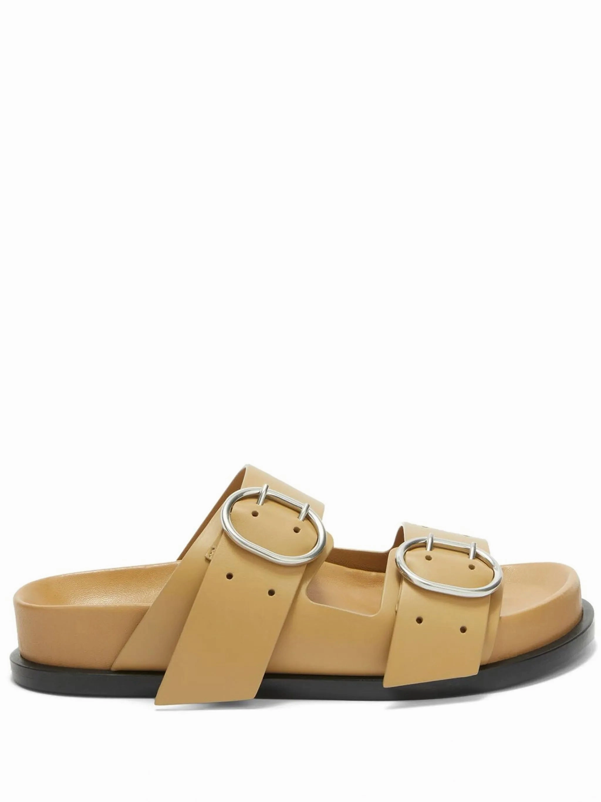 buckle leather flat sandals Sale Teva Sandals