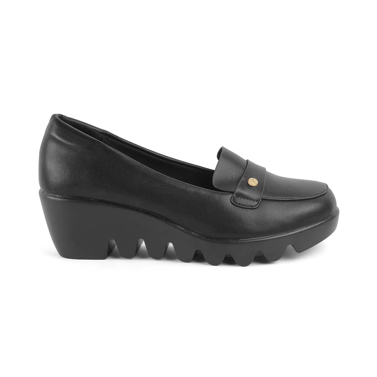 Tony Bianco Loafers Tresmode Towes Black Women's Dress Wedge Loafers