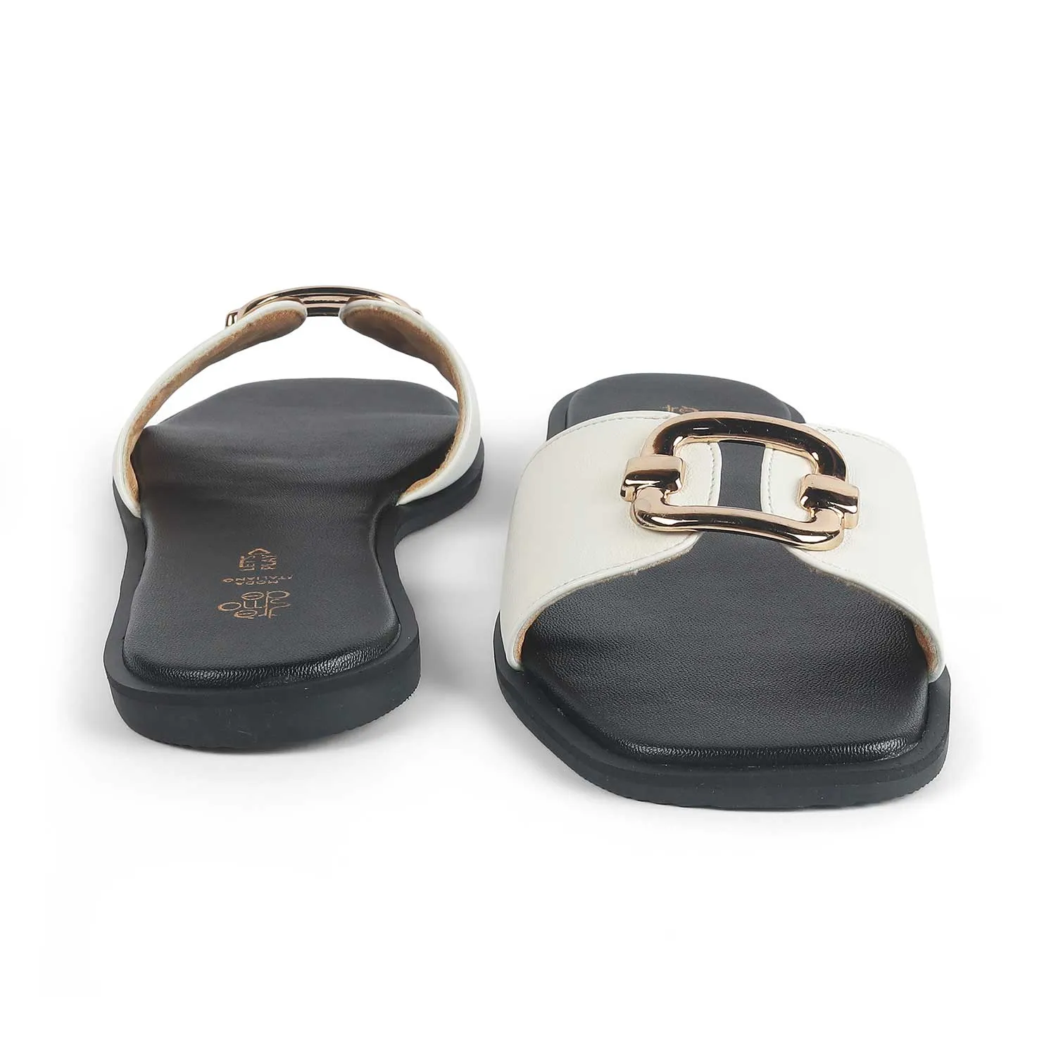 Tresmode Ancona White Women's Dress Flats Munro Shoes Flats