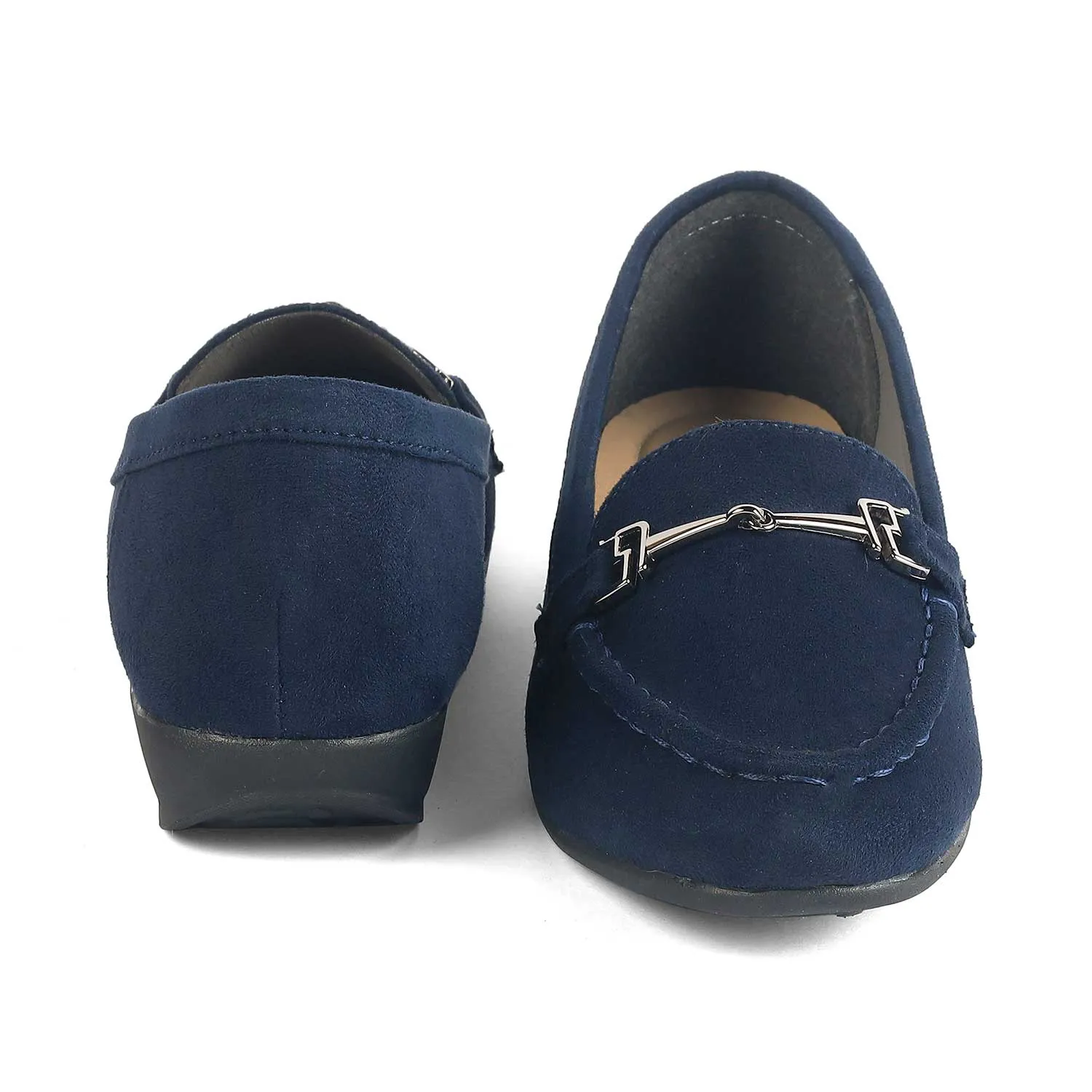 Flat Loafers Shoes Tresmode Angie Blue Women's Casual Loafers