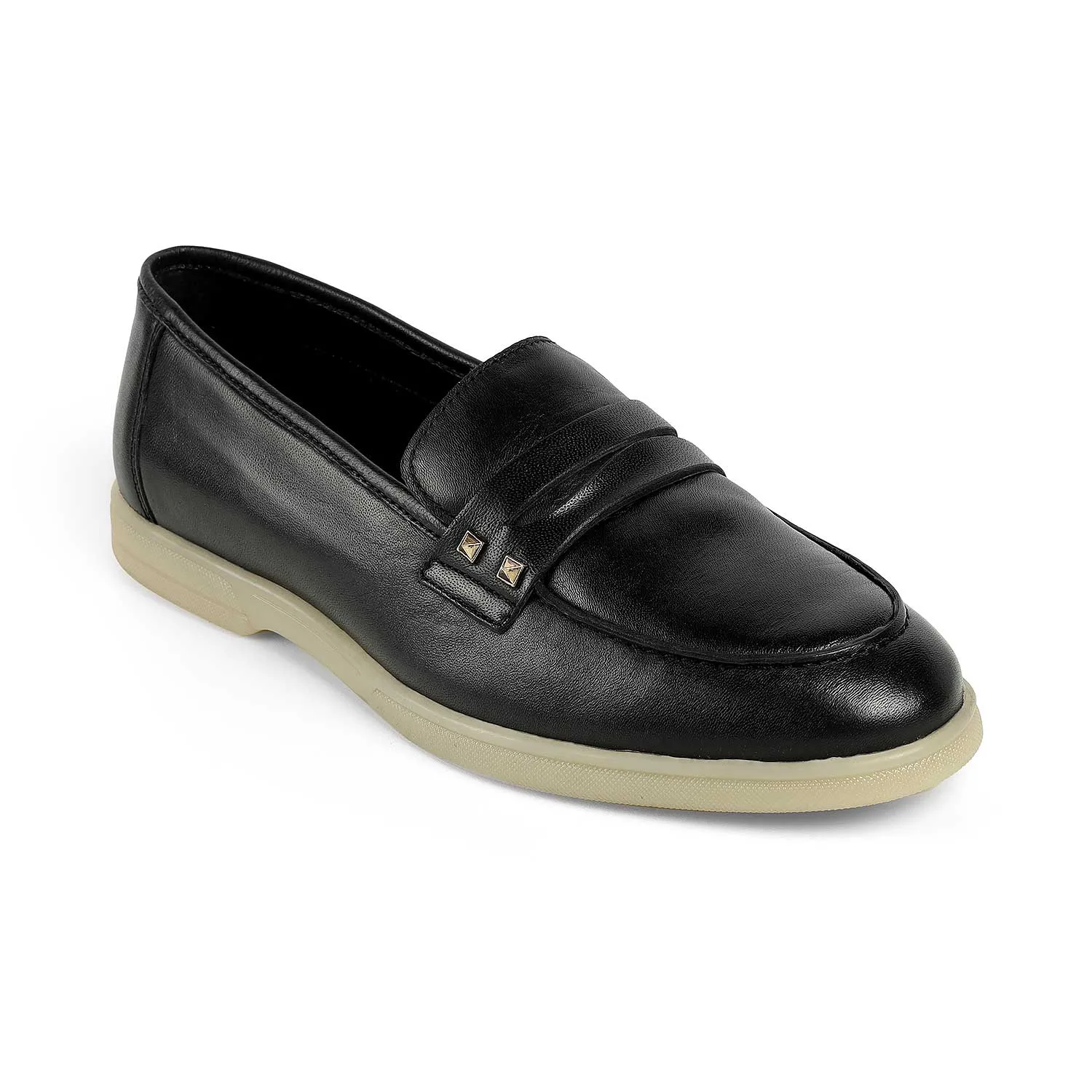 Tresmode Anshi Black Women's Casual Loafers Louboutin Loafers