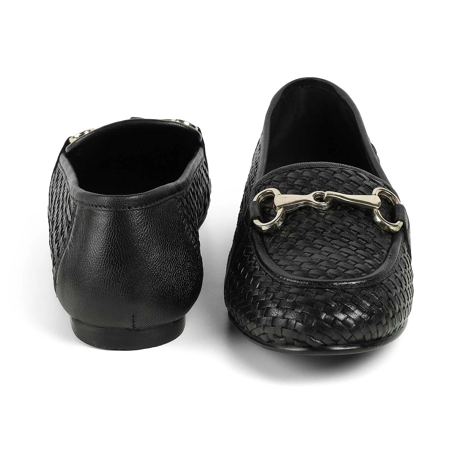 Neutral Loafers Tresmode Anweave Black Women's Dress Loafers