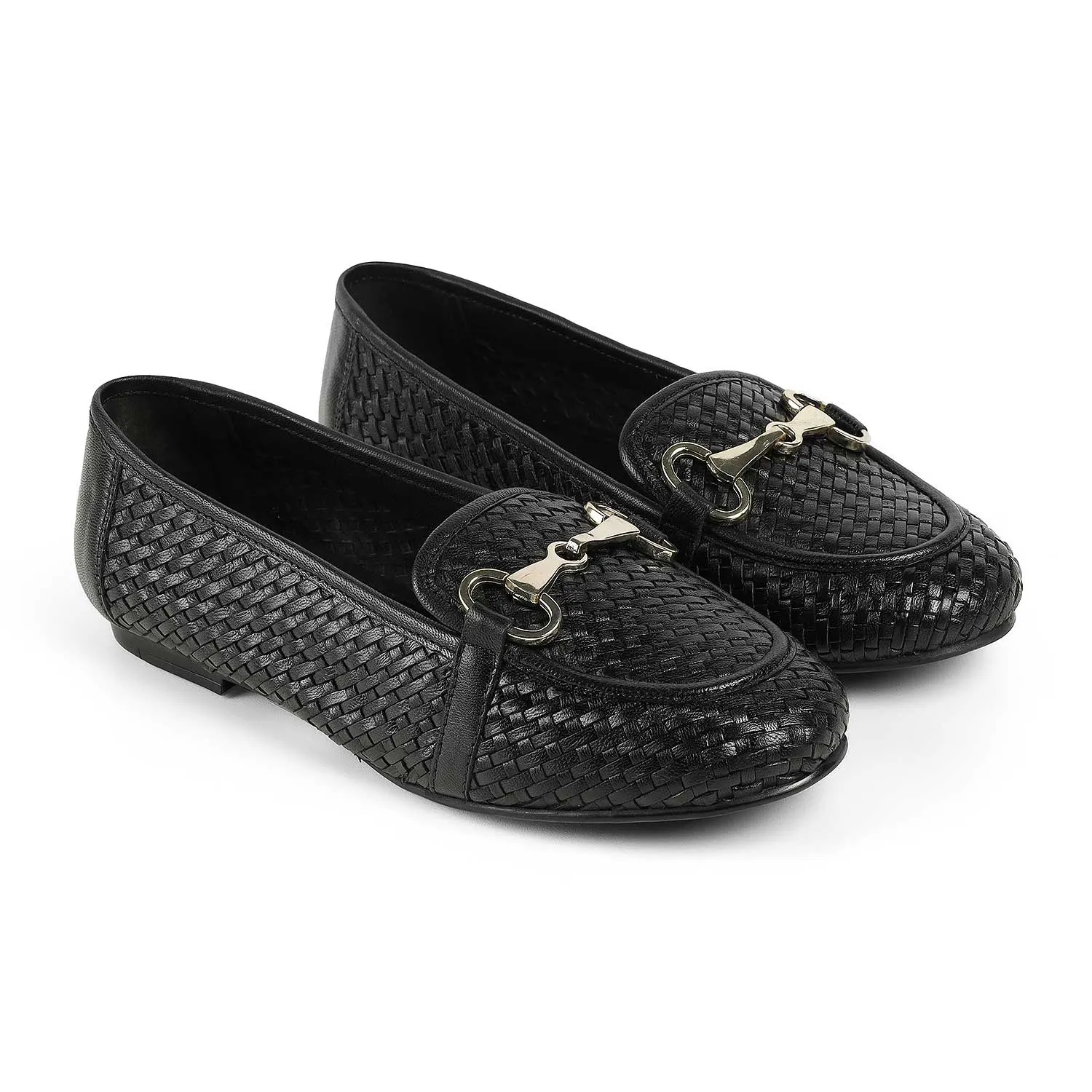 Tresmode Anweave Black Women's Dress Loafers Andre Loafers