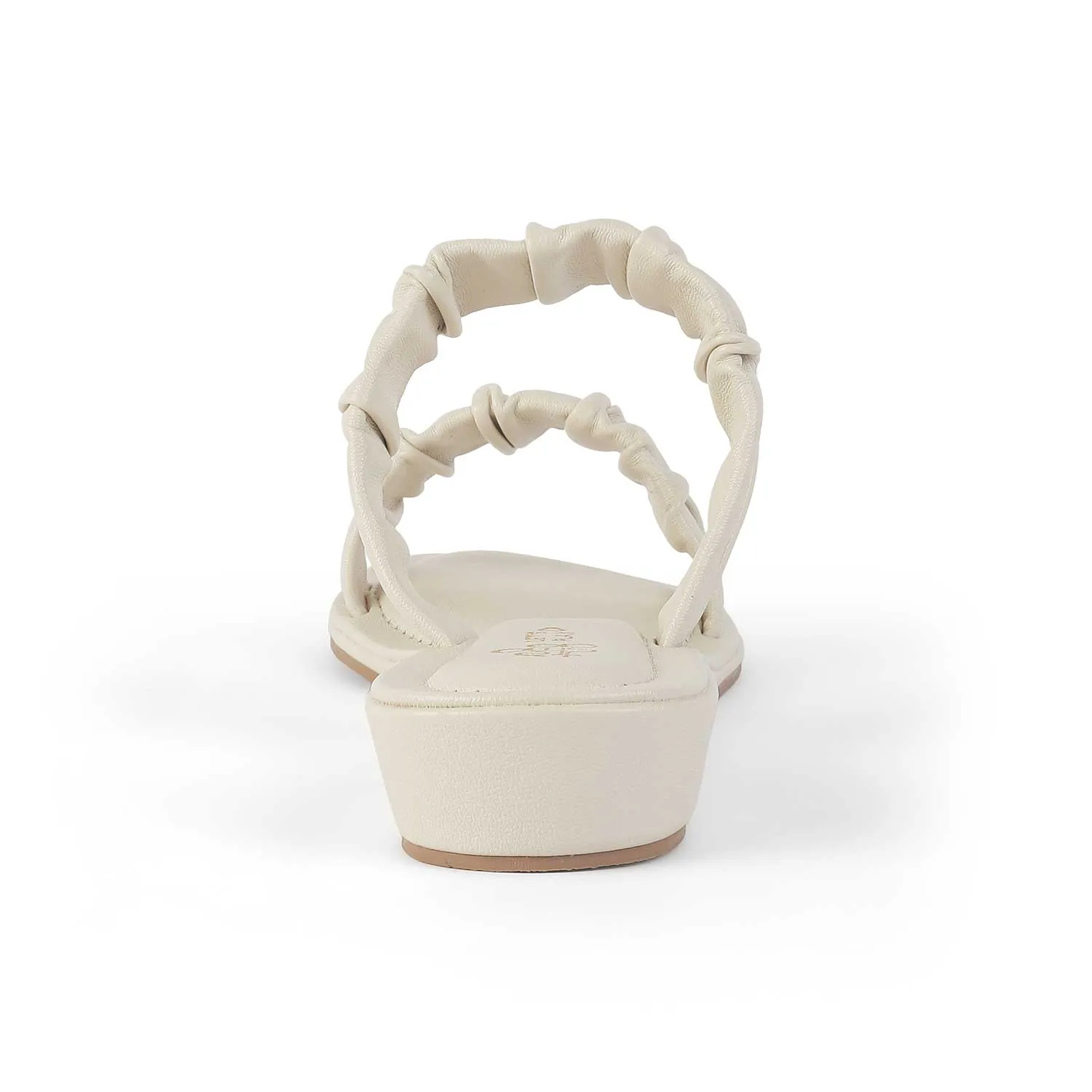 Flat Pedal Mountain Bike Shoes Tresmode Belo Beige Women's Casual Small Wedge Sandals