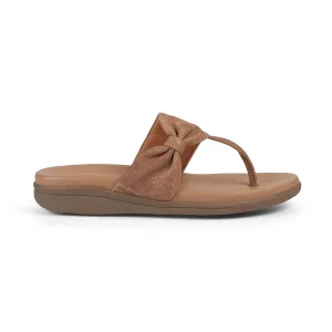 Tresmode Copela Beige Women's Dress Platform Flats Best Safety Shoes For Flat Feet