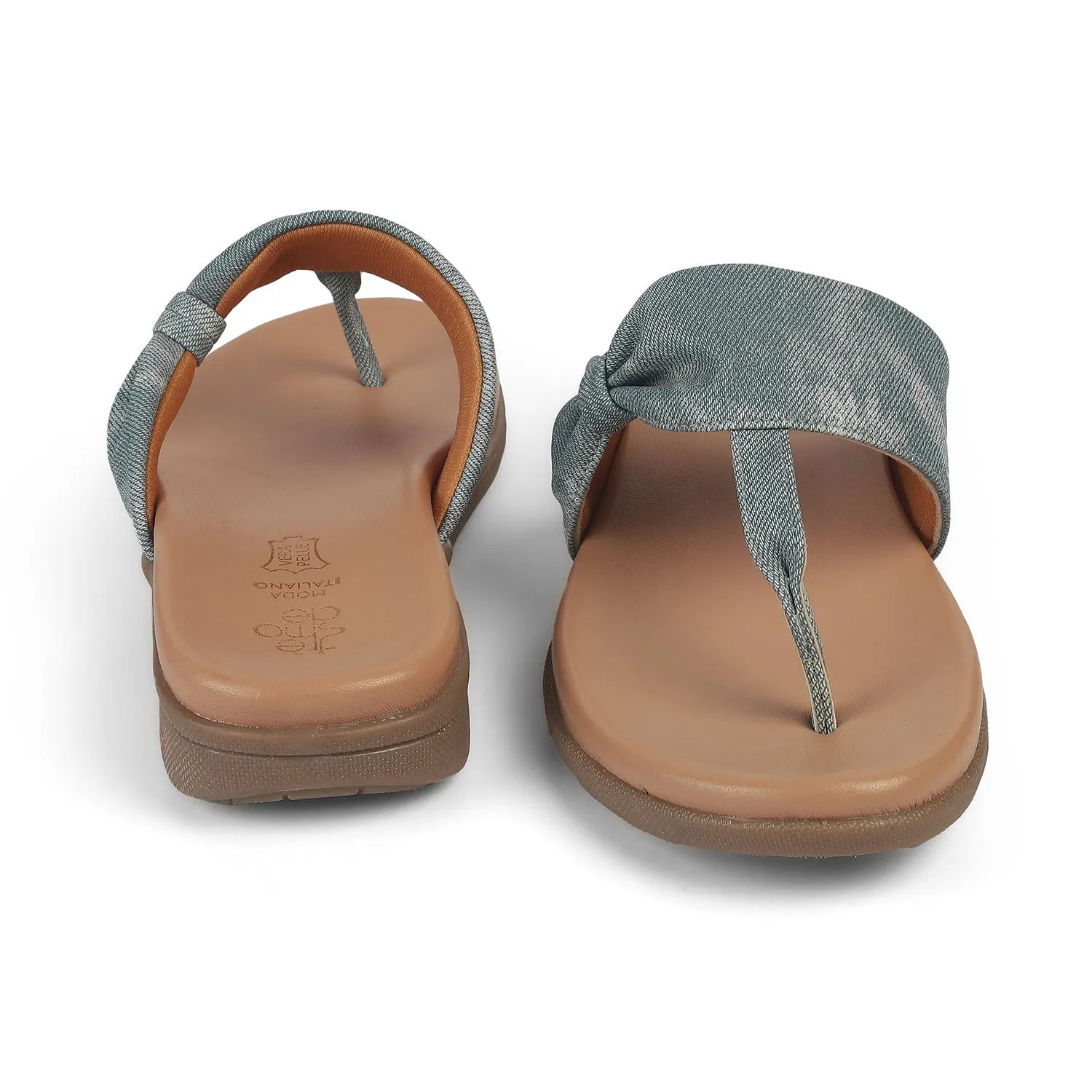 Pointe Shoe Inspired Flats Tresmode Copela Blue Women's Dress Platform Flats