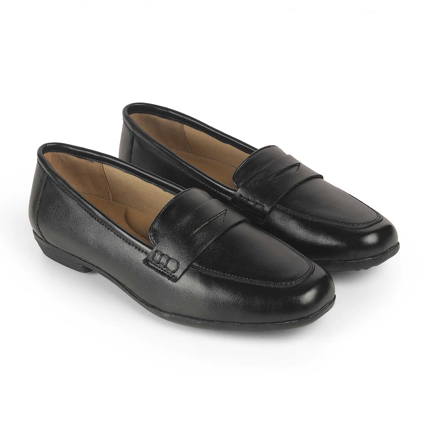 Tresmode Lolap Black Women's Casual Loafers Loafers Zombie Island