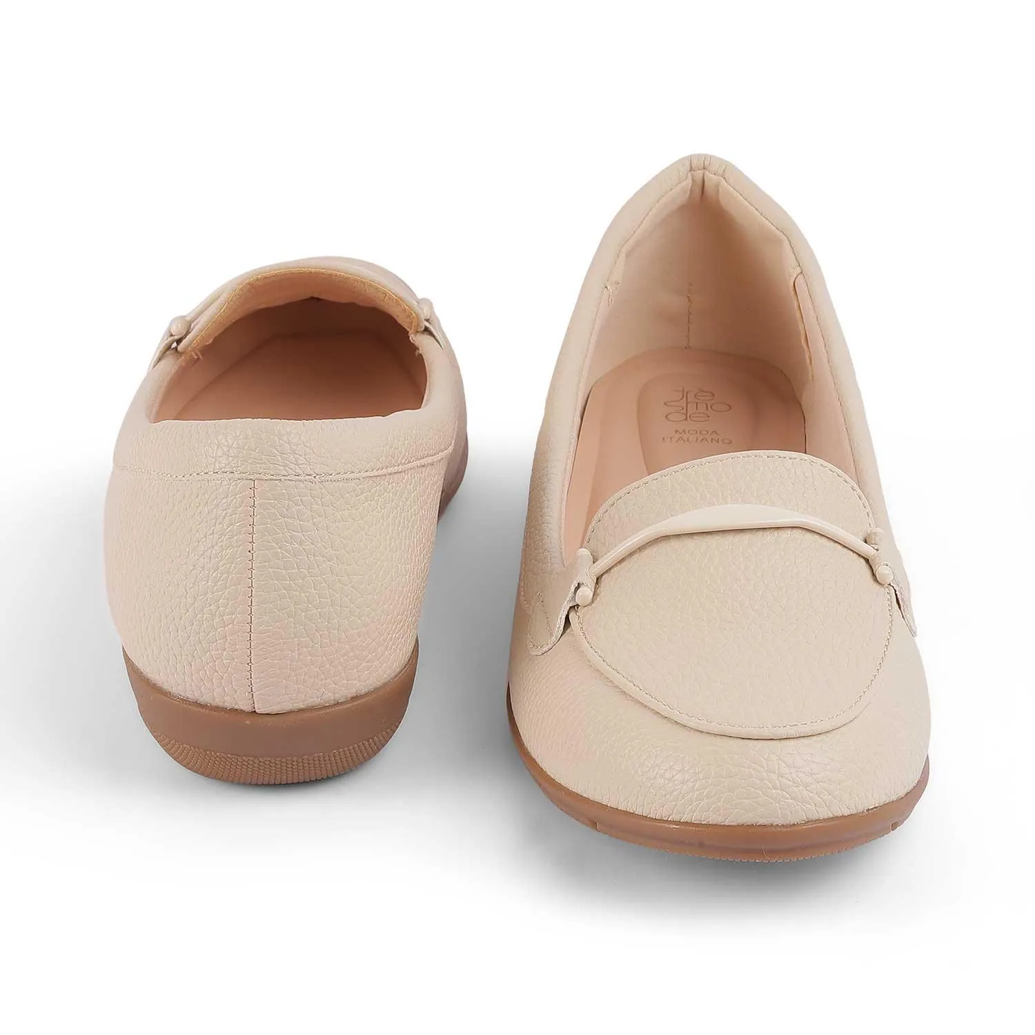 Summer Loafers Shoes Tresmode Rujer Beige Women's Casual Loafers