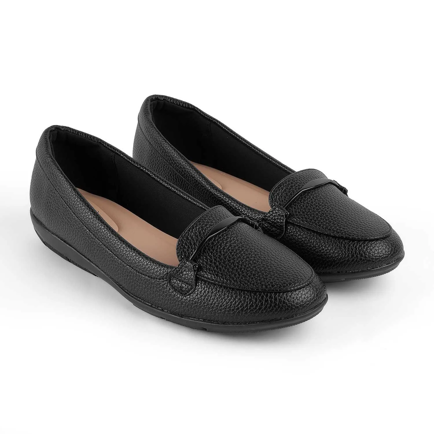 Clarks Suede Loafers Tresmode Rujer Black Women's Casual Loafers