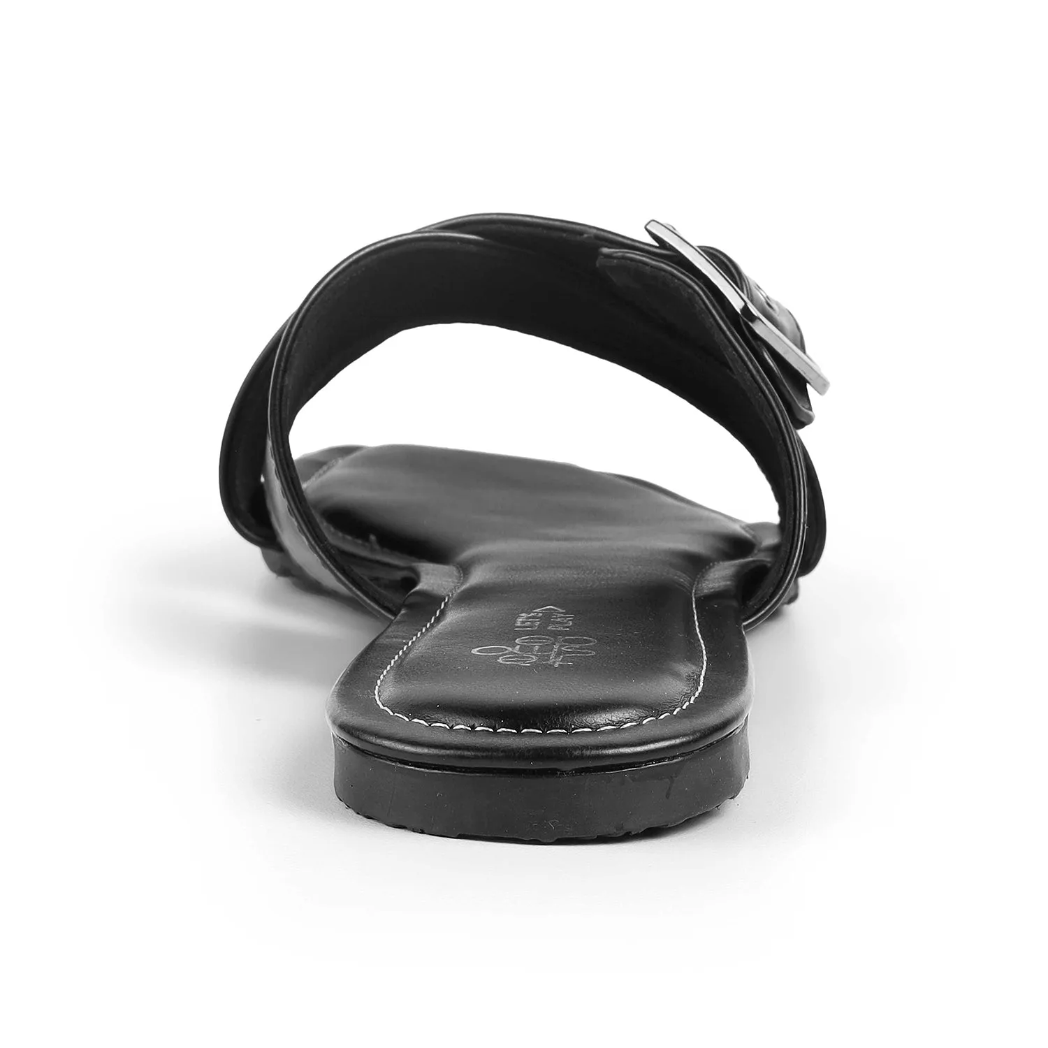 Tresmode Run Black Women's Casual Flats Pointed Toe Flat Slingback Shoes