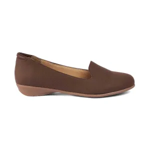 Comfort Flat Dress Shoes Tresmode Samsy Brown Women's Casual Ballerinas