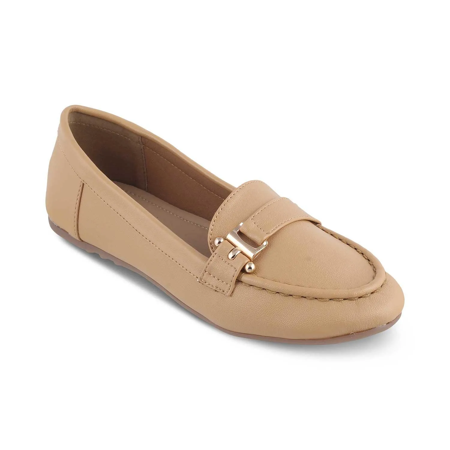 Tresmode Sativa Beige Women's Dress Loafers Tan Dress Loafers
