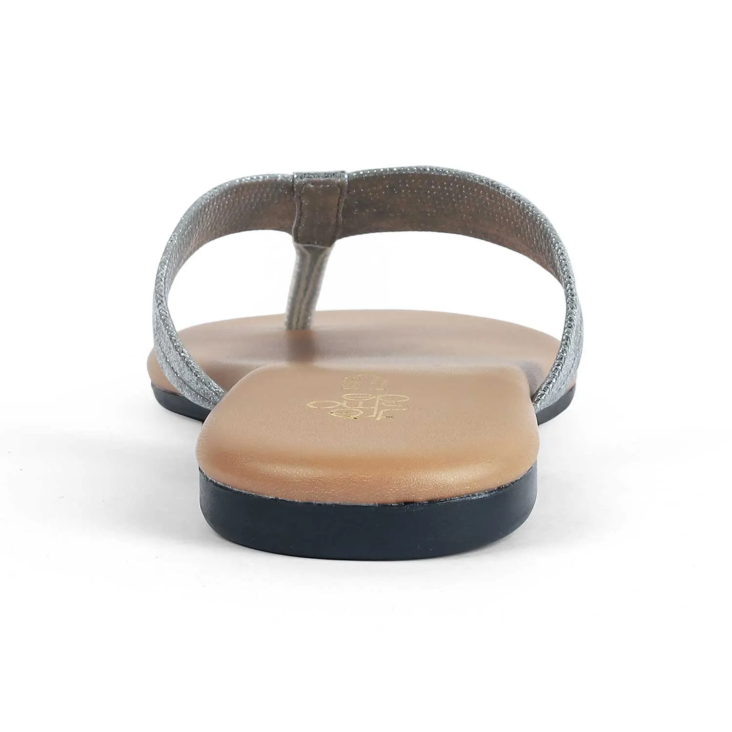 Tresmode Shine Pewter Women's Casual Flats Dollhouse Shoes Flats