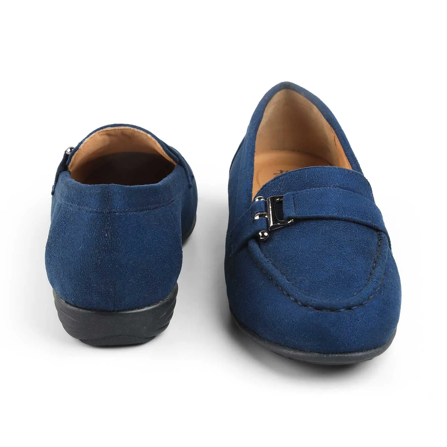 Tresmode Sli Blue Women's Casual Loafers Chunky Loafers Near Me