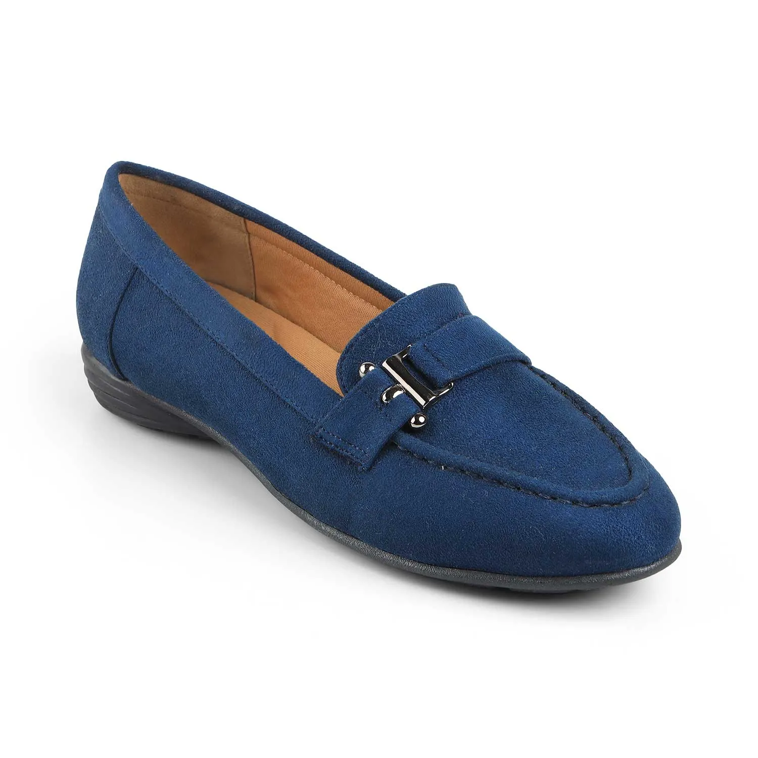 Tresmode Sli Blue Women's Casual Loafers Salvatore Ferragamo Horsebit Loafers