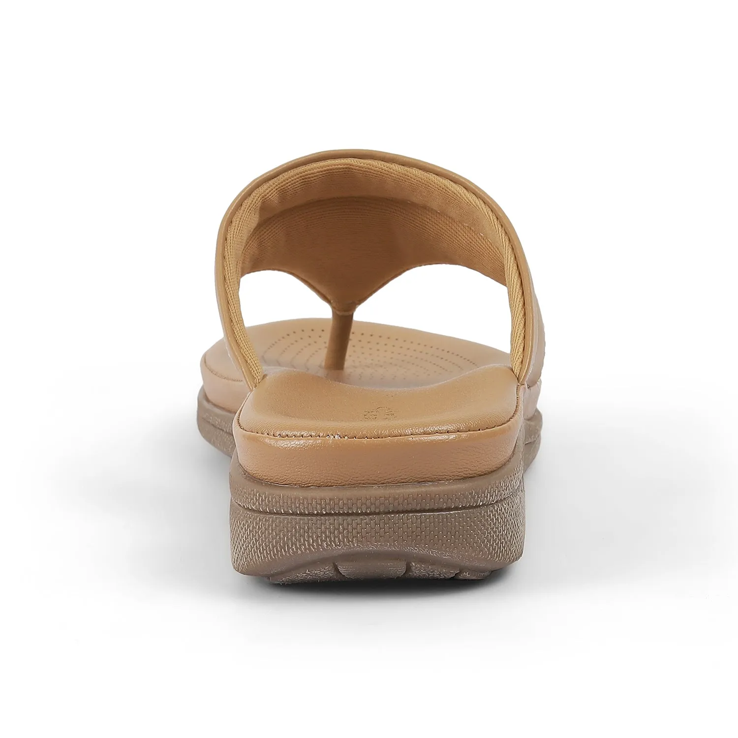 Tresmode Softy Beige Women's Casual Platform Flats Yellow Flat Shoes