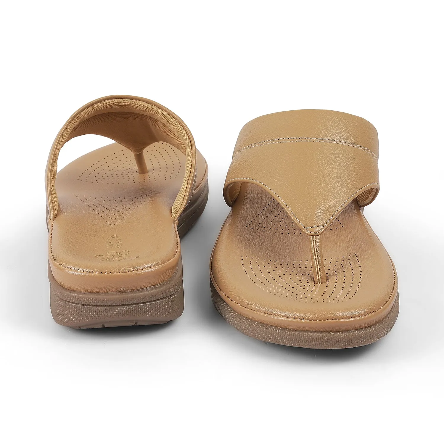 Flat Shoes With Buckle Tresmode Softy Beige Women's Casual Platform Flats