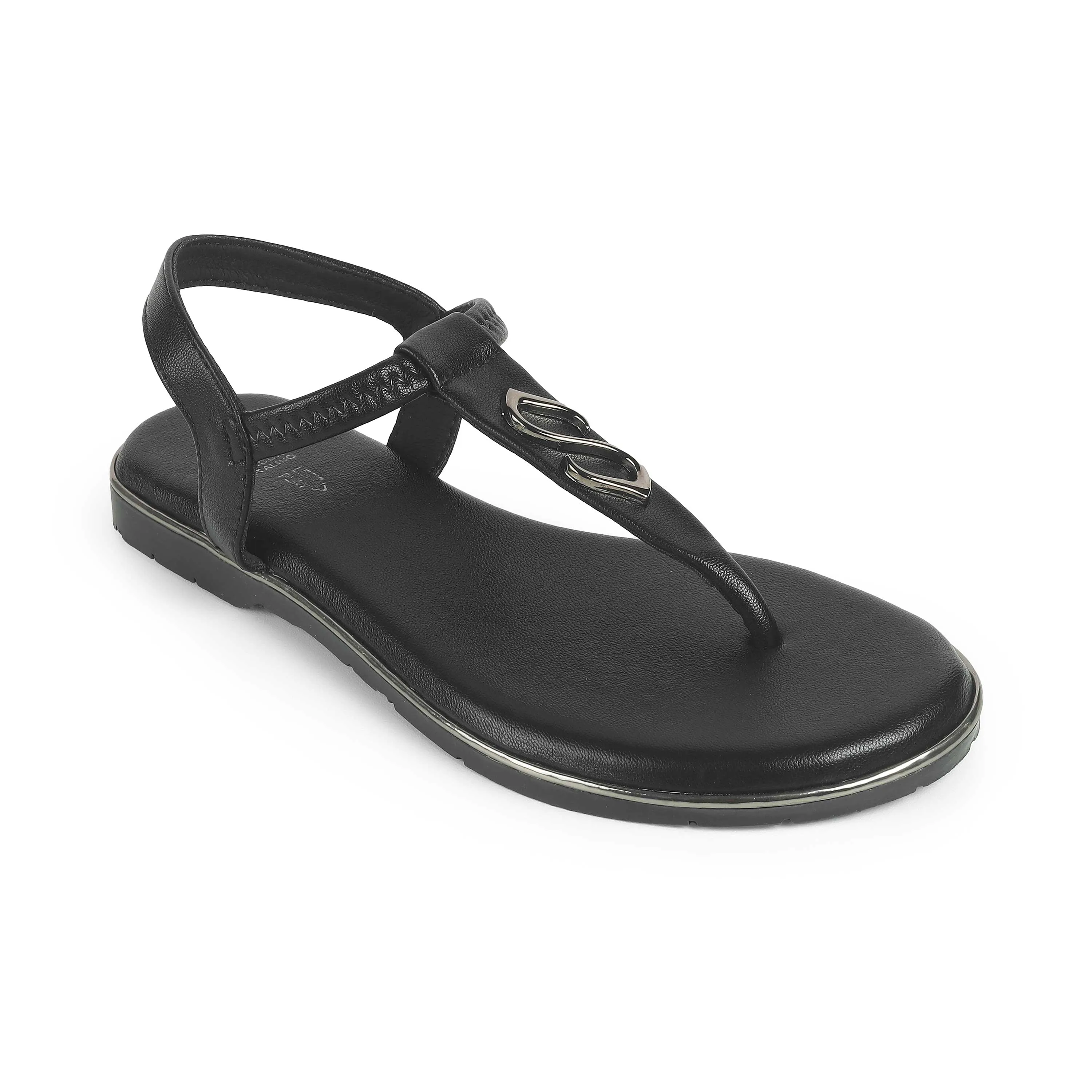 Flat Shoes For Training Tresmode Sola Black Women's Dress Flats