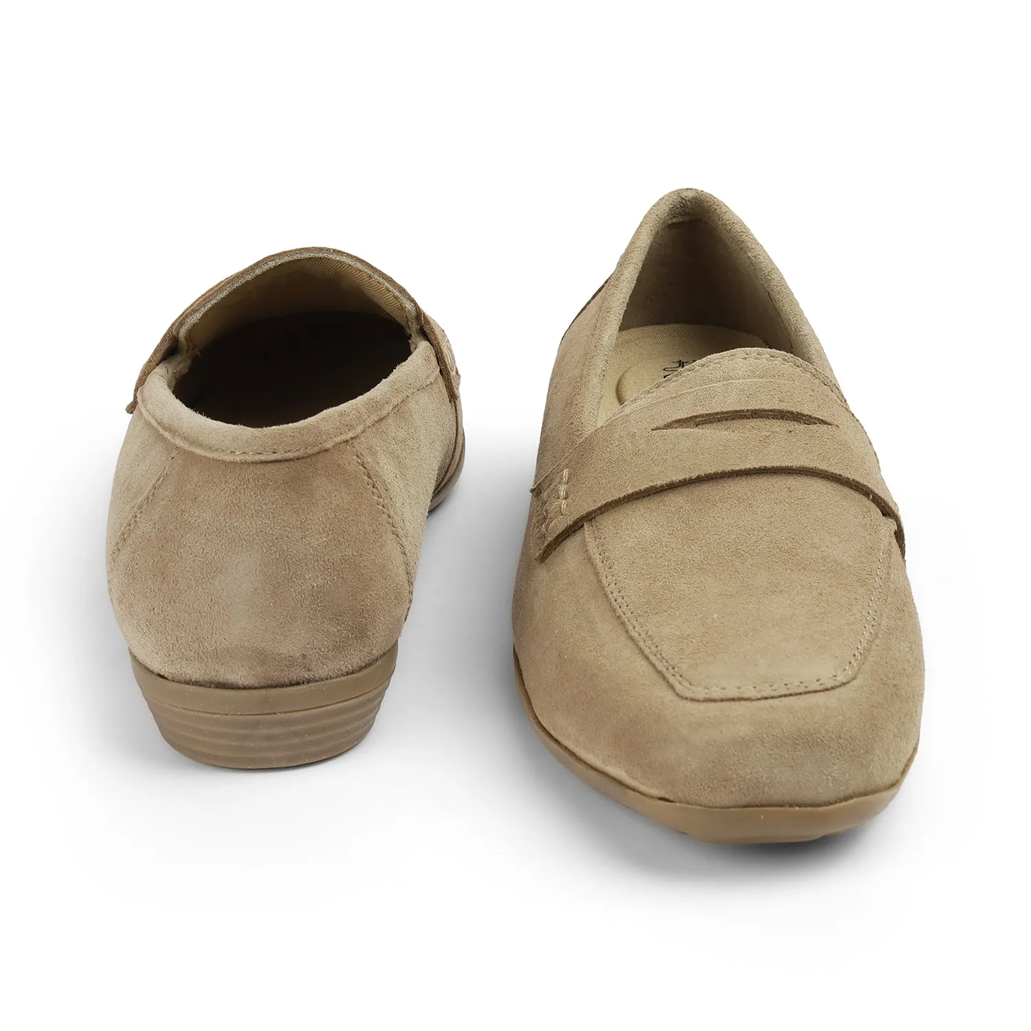 Tresmode Suave Beige Women's Casual Loafers Johnston & Murphy Loafers