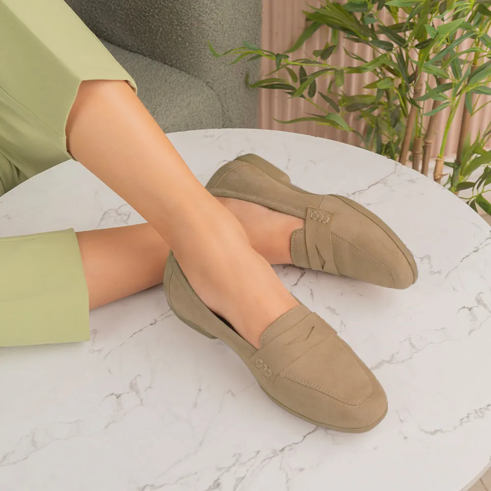 Jessie Loafers Tresmode Suave Beige Women's Casual Loafers