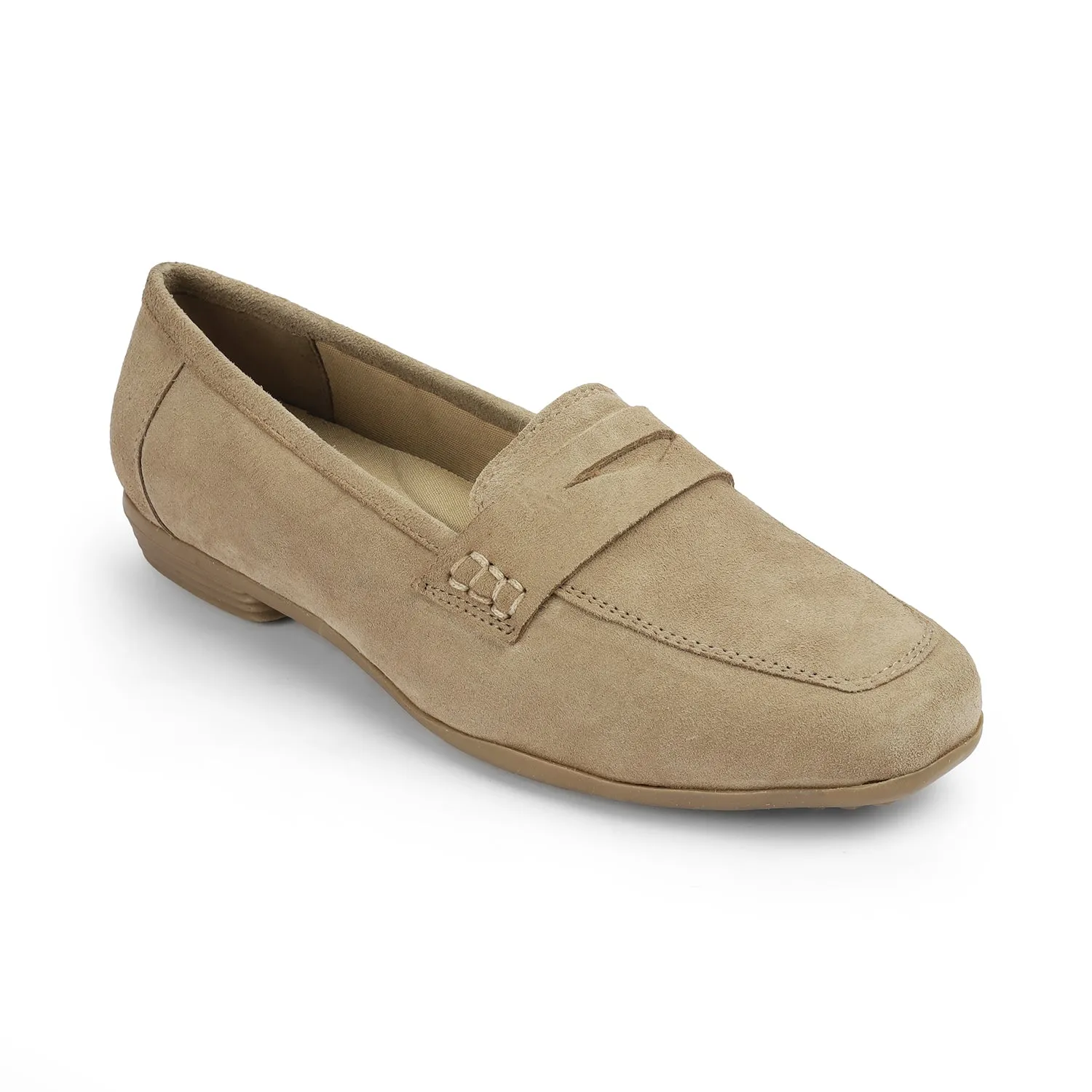 Italy Loafers Tresmode Suave Beige Women's Casual Loafers