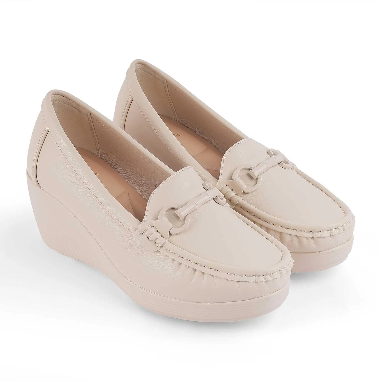 Gucci Tassel Loafers Tresmode Trebien White Women's Wedge Loafers