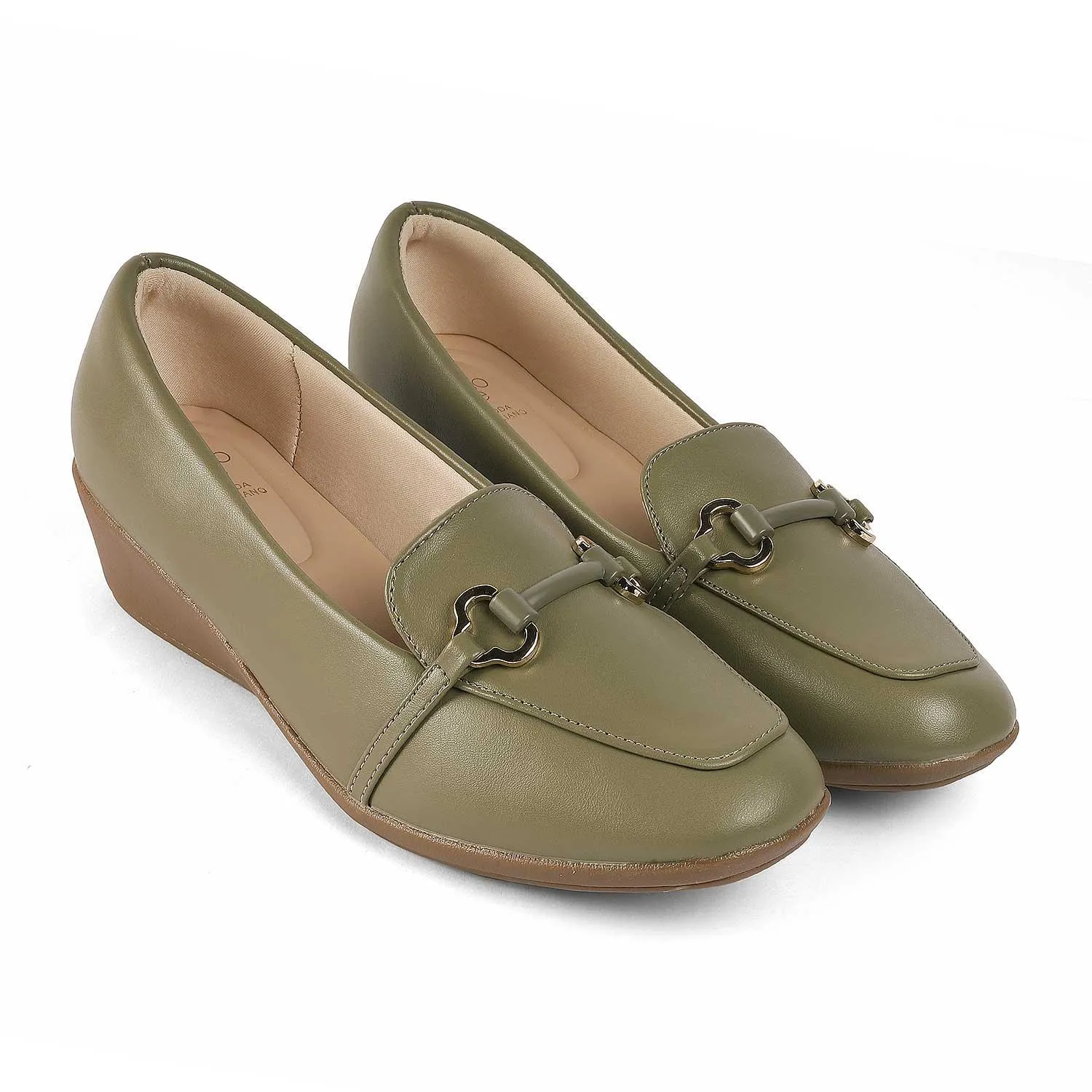 Hunter Loafers Tresmode Trevy Green Women's Casual Sole Loafers