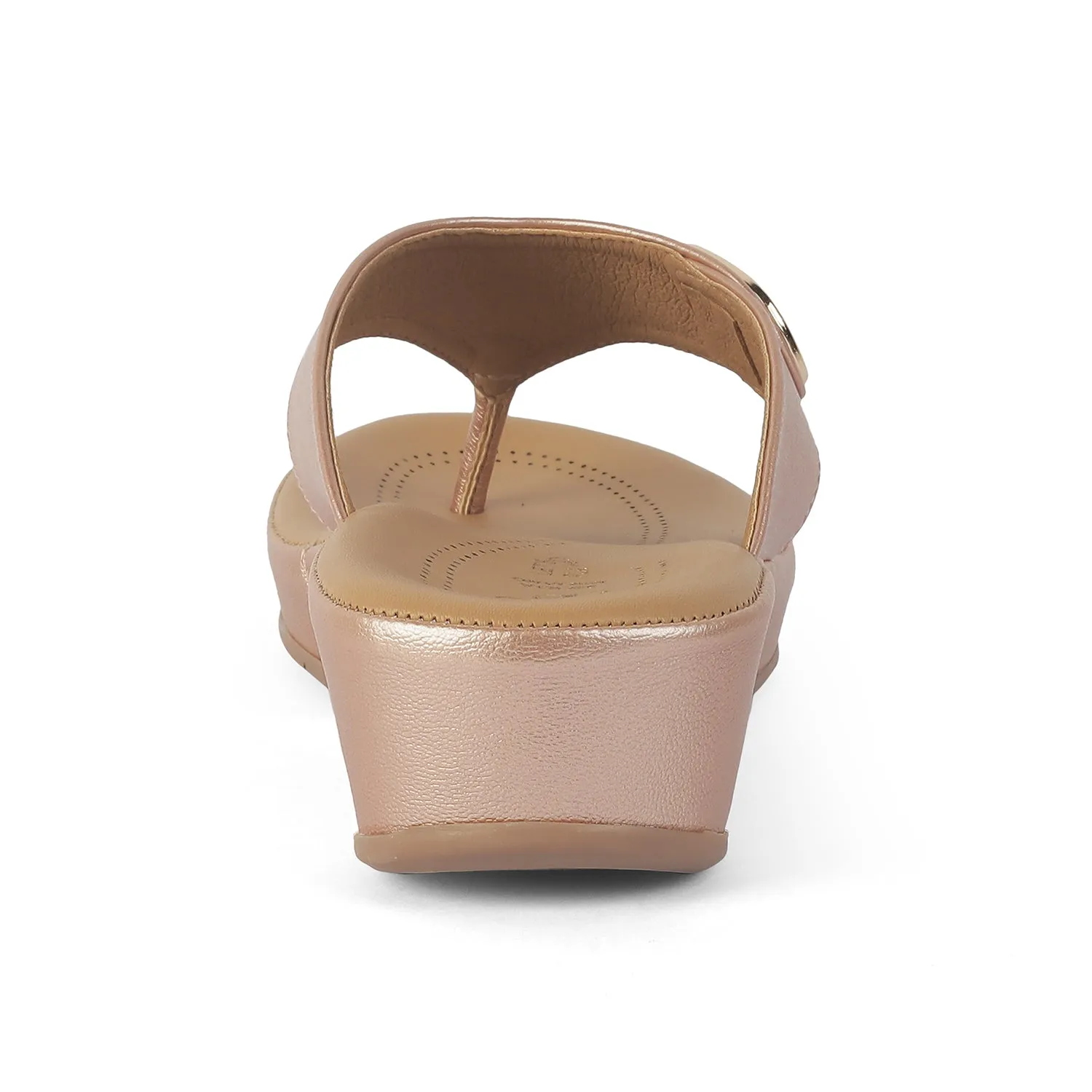 Tresmode Vantaa Champagne Women's Dress Platform Flats Flat Feet Shoes For Walking