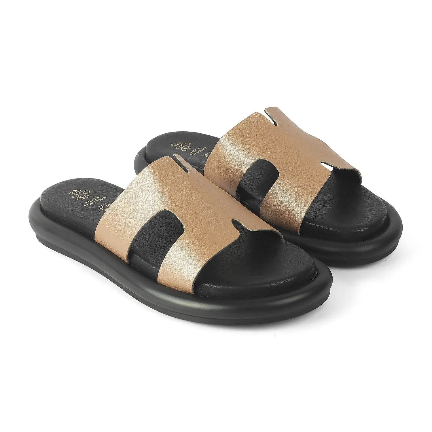 Tresmode Venice Champagne Women's Casual Flats Best Flat Bottom Gym Shoes