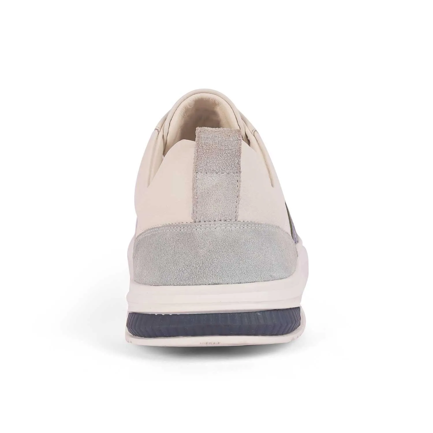 Spanx Sneakers Tresmode Vorsa White Men's Suede Leather Sneakers