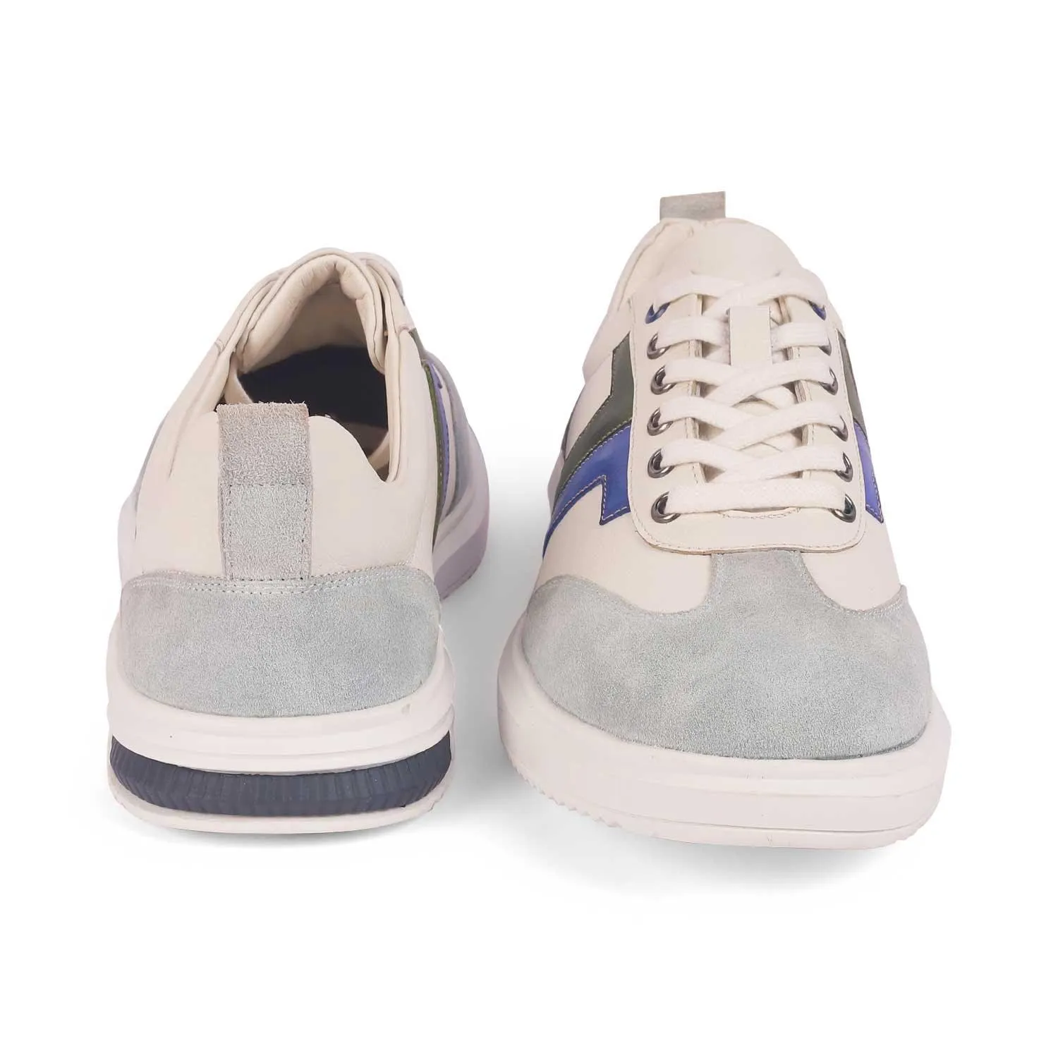 327 Sneakers Tresmode Vorsa White Men's Suede Leather Sneakers