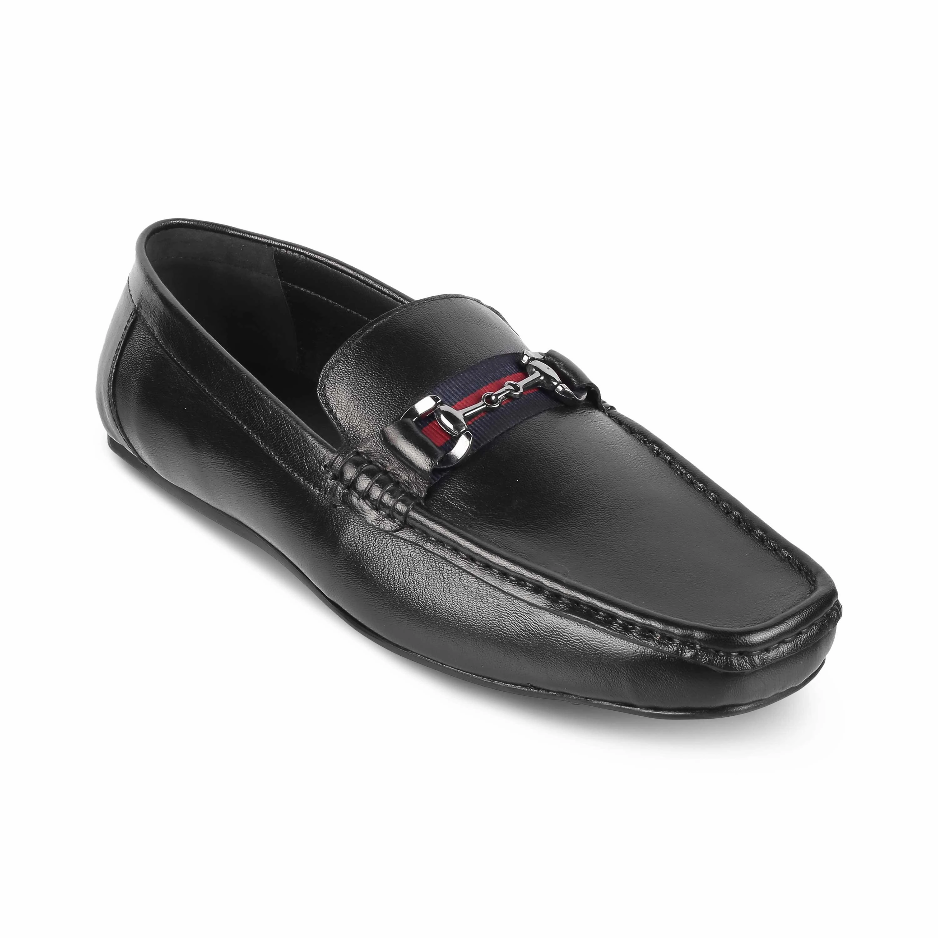 British Loafers Tresmode Bilbao Black Men's Leather Loafers