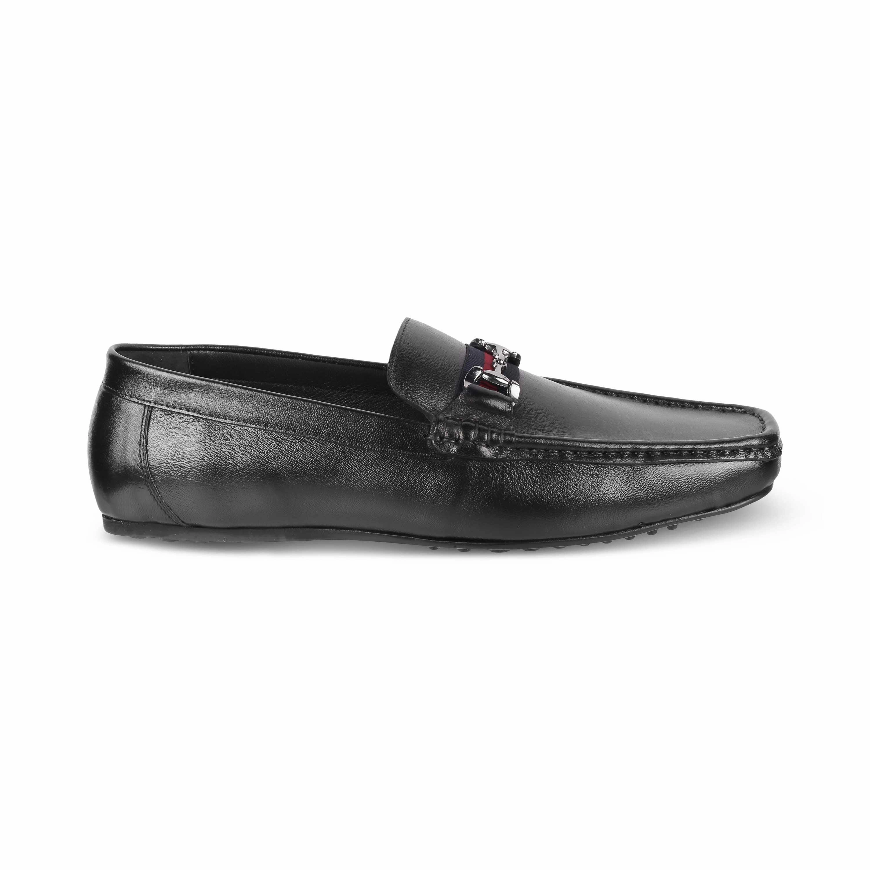 Tresmode Bilbao Black Men's Leather Loafers Loafers Leather Brown
