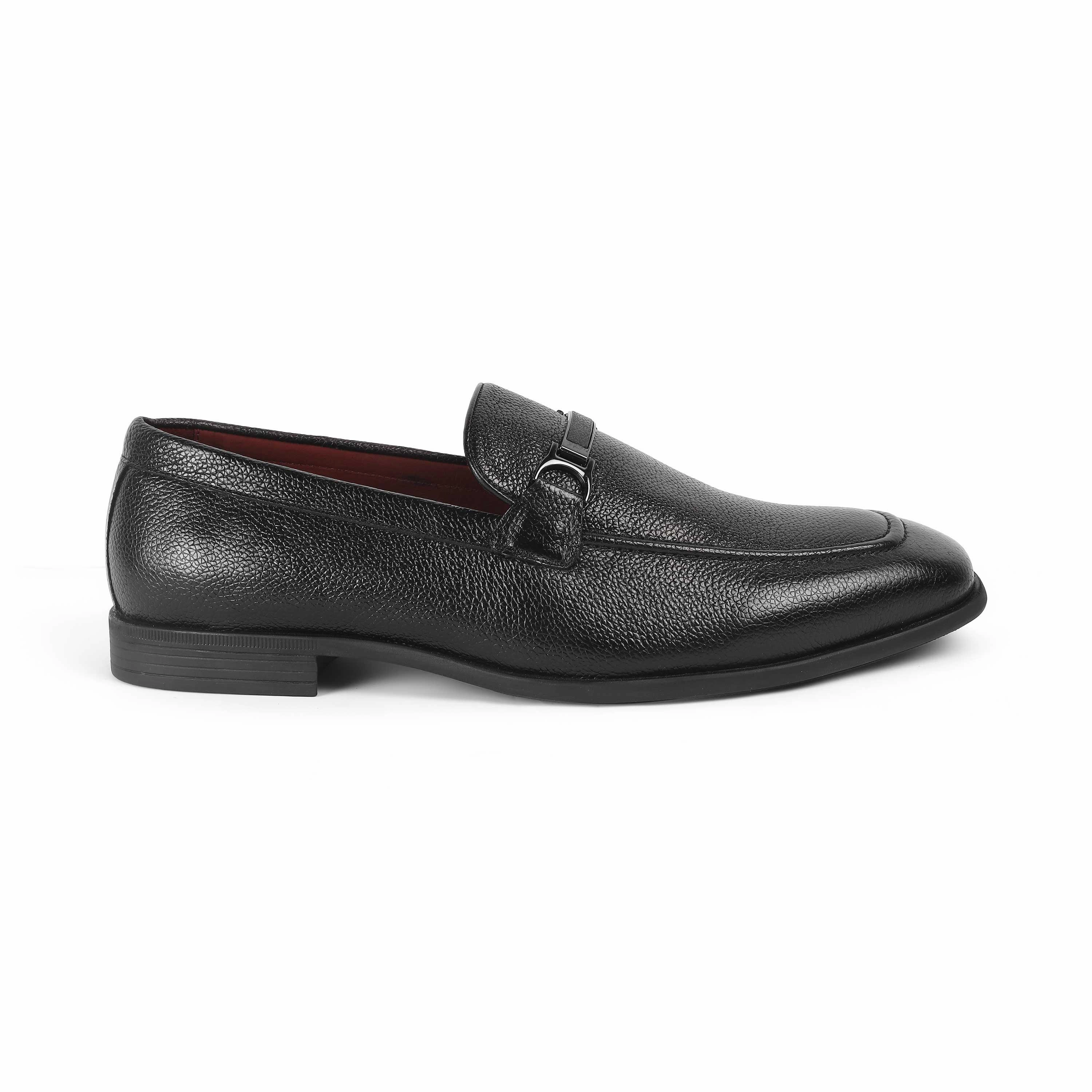 Tresmode Even Black Men's Leather Loafers Hello Kitty Loafers