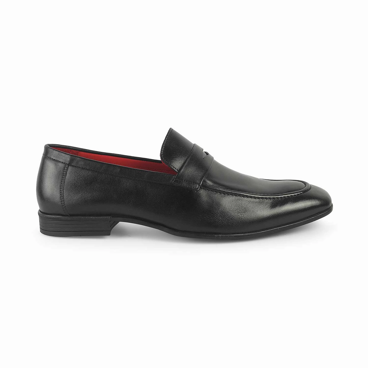 Tresmode Hawk Black Men's Leather Penny Loafers Rubinacci Loafers