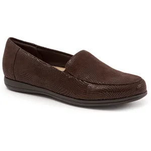 Loafers With Trotters Deanna Slip-On Brown Mini Dots (Women's)