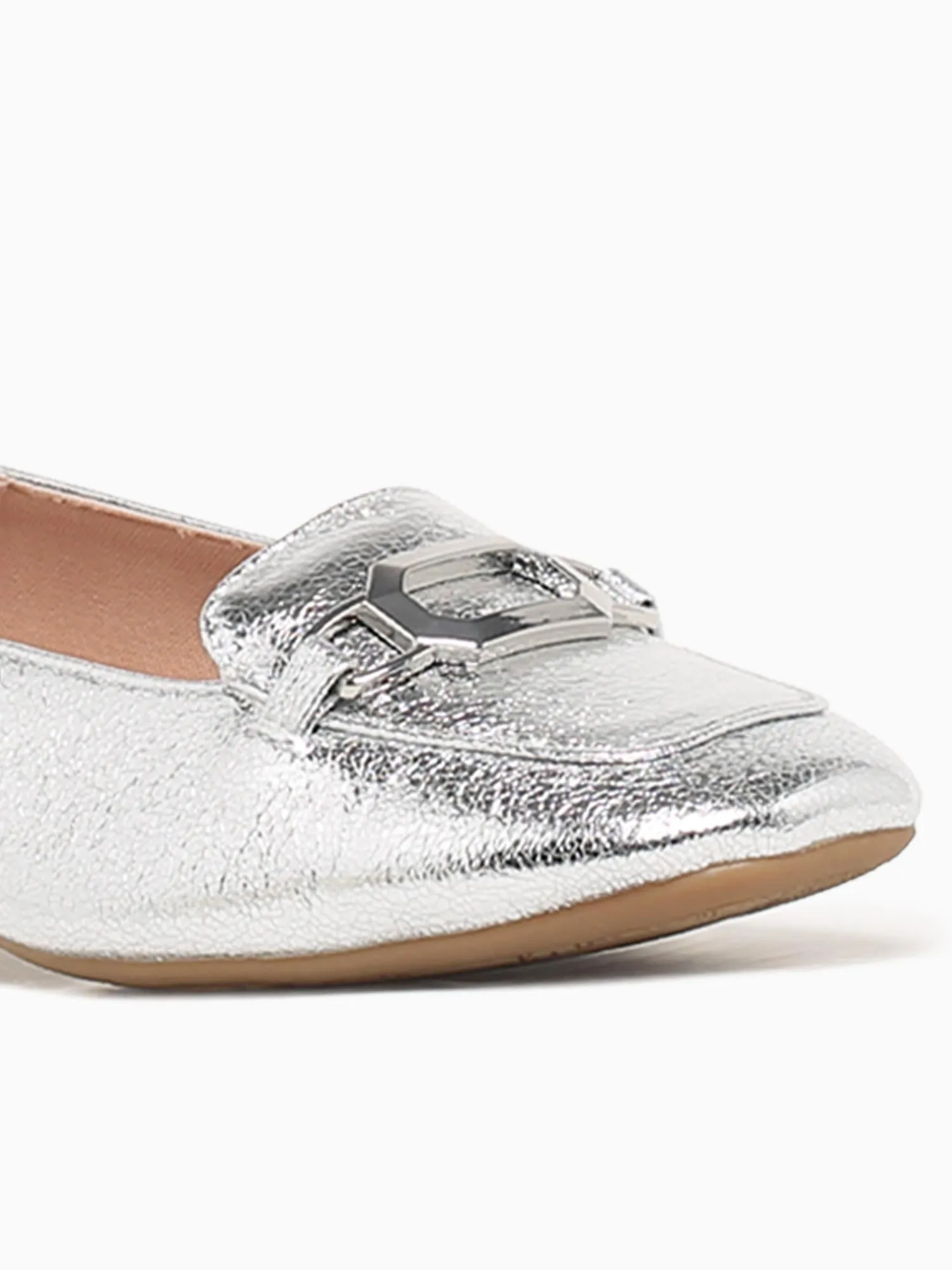 Horse Bit Loafers Market Celine Silver