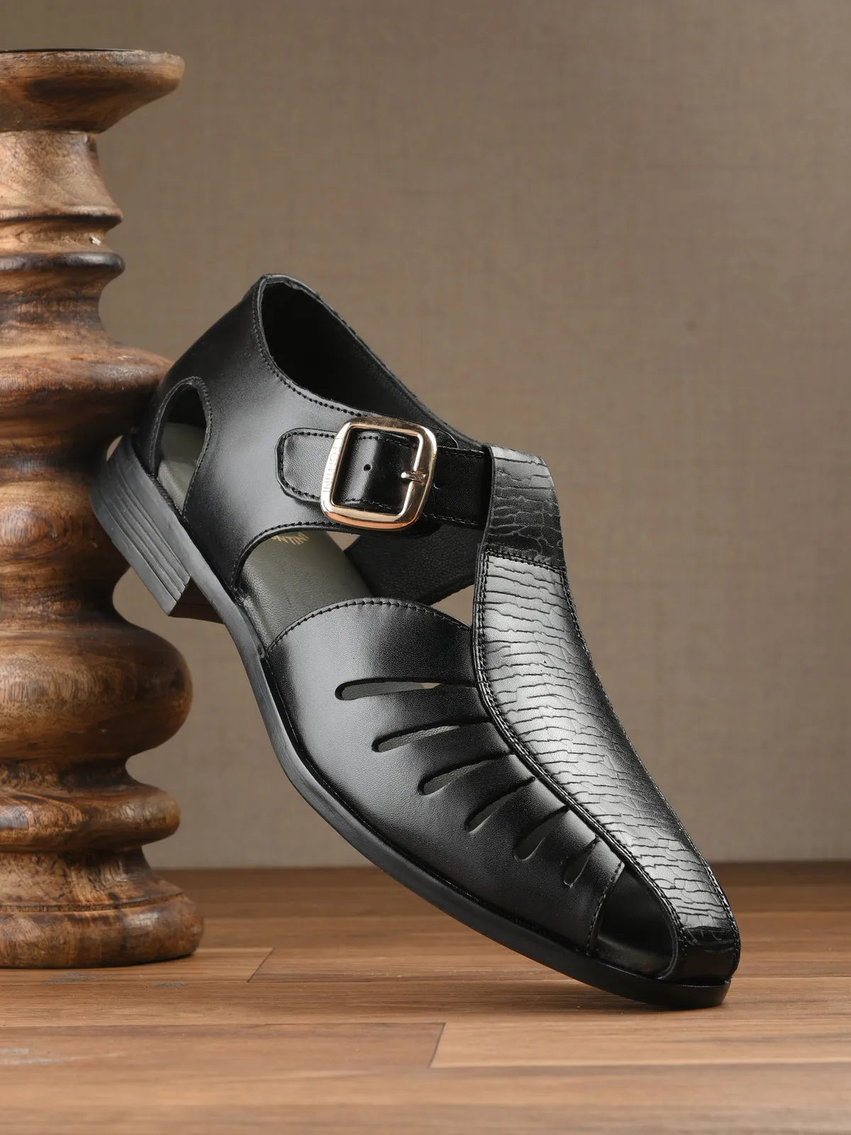 Sandals Toms Roman Leather Ethnic Peshawari Sandals