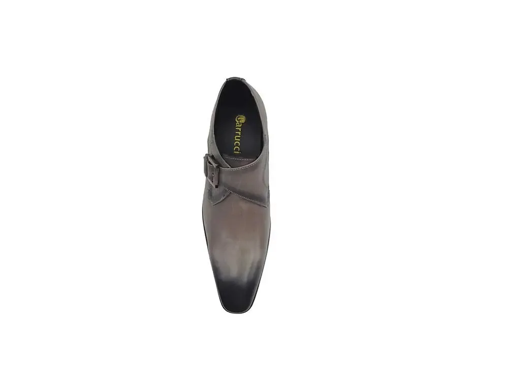 Monk Strap Buckle Leather Shoes Style Chunky Loafers