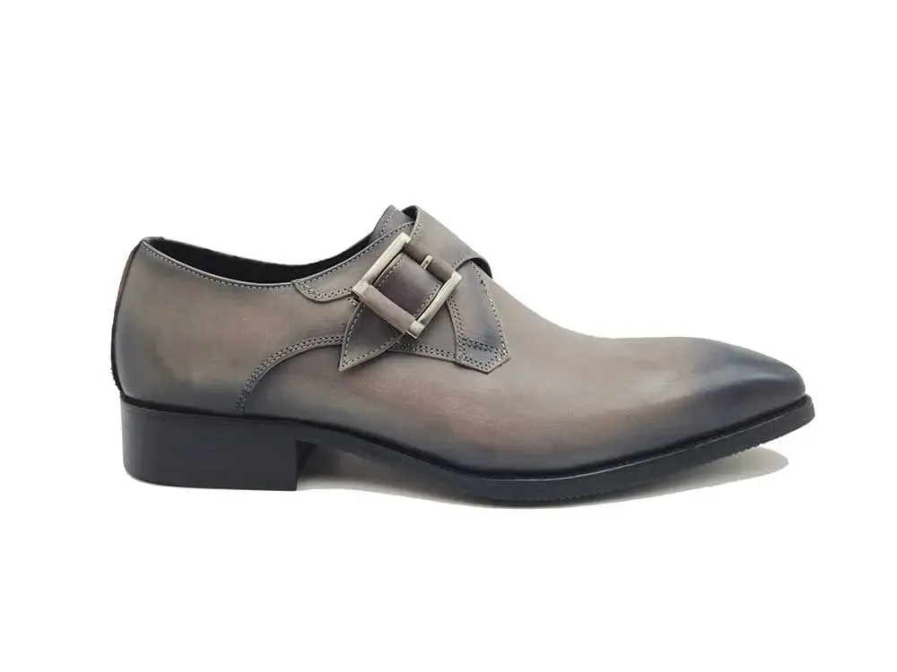 Andrew Tate Loafers Monk Strap Buckle Leather Shoes