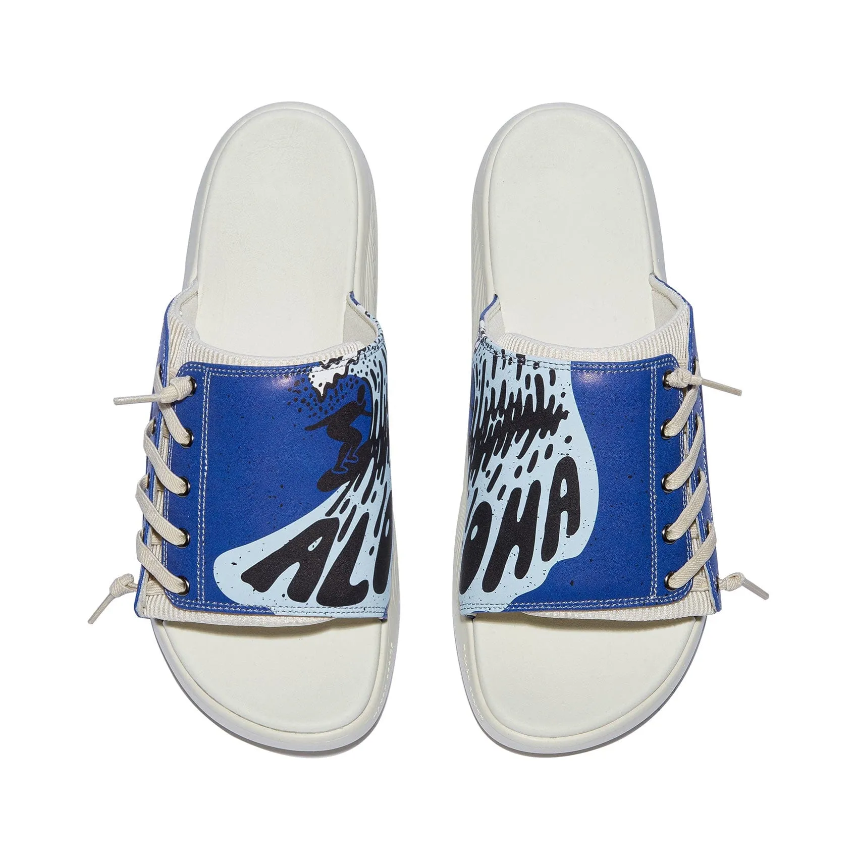 Aloha Mahon II Men Leather Sandals With Straps