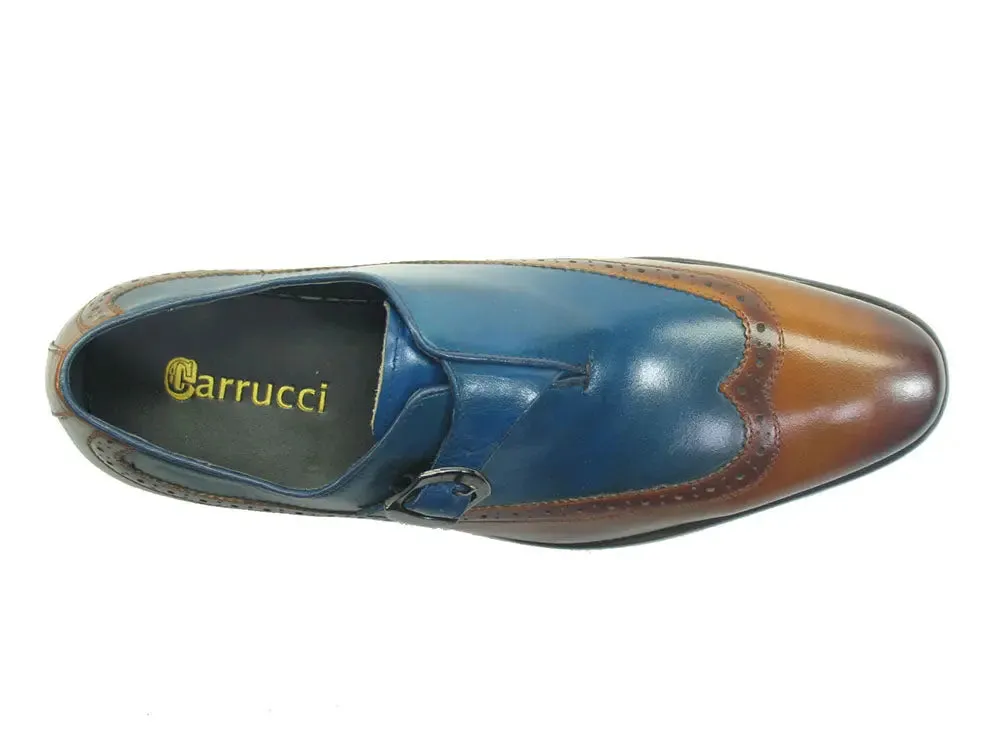 Two Tone Wingtip Buckle Loafer House Loafers