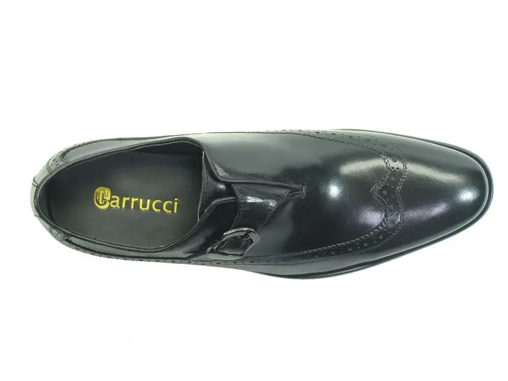 Adrian Bex Smooth Leather Tassel Loafers Two Tone Wingtip Buckle Loafer