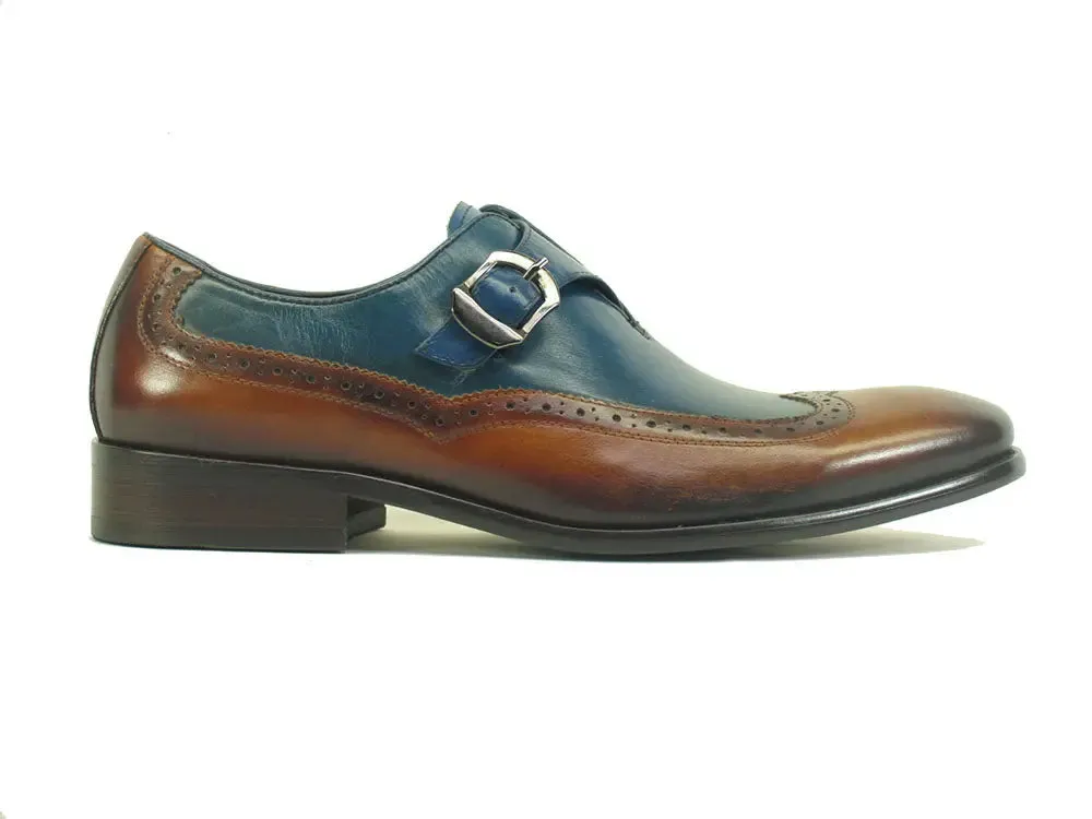 Two Tone Wingtip Buckle Loafer Loafers Scarosso